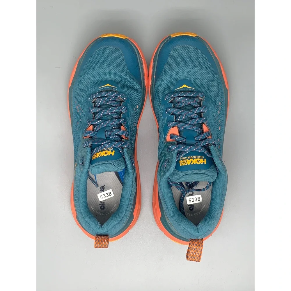 Hoka‎ One Challenger ATR 6 GTX Blue Orange Trail Running Shoes Womens 7.5